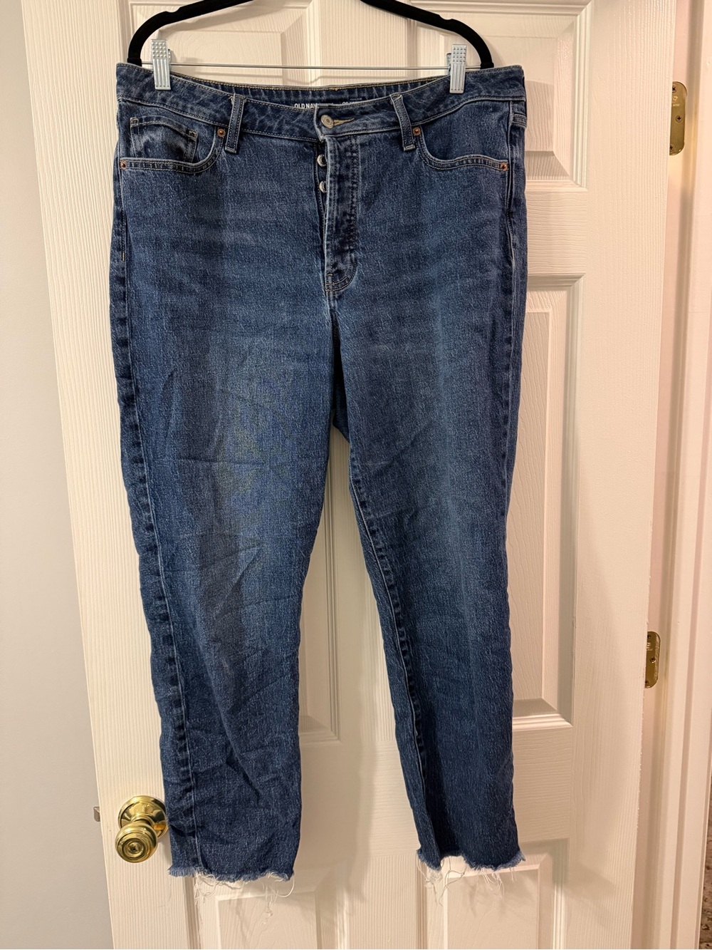 Old Navy Dark Blue Cropped Ankle Jeans